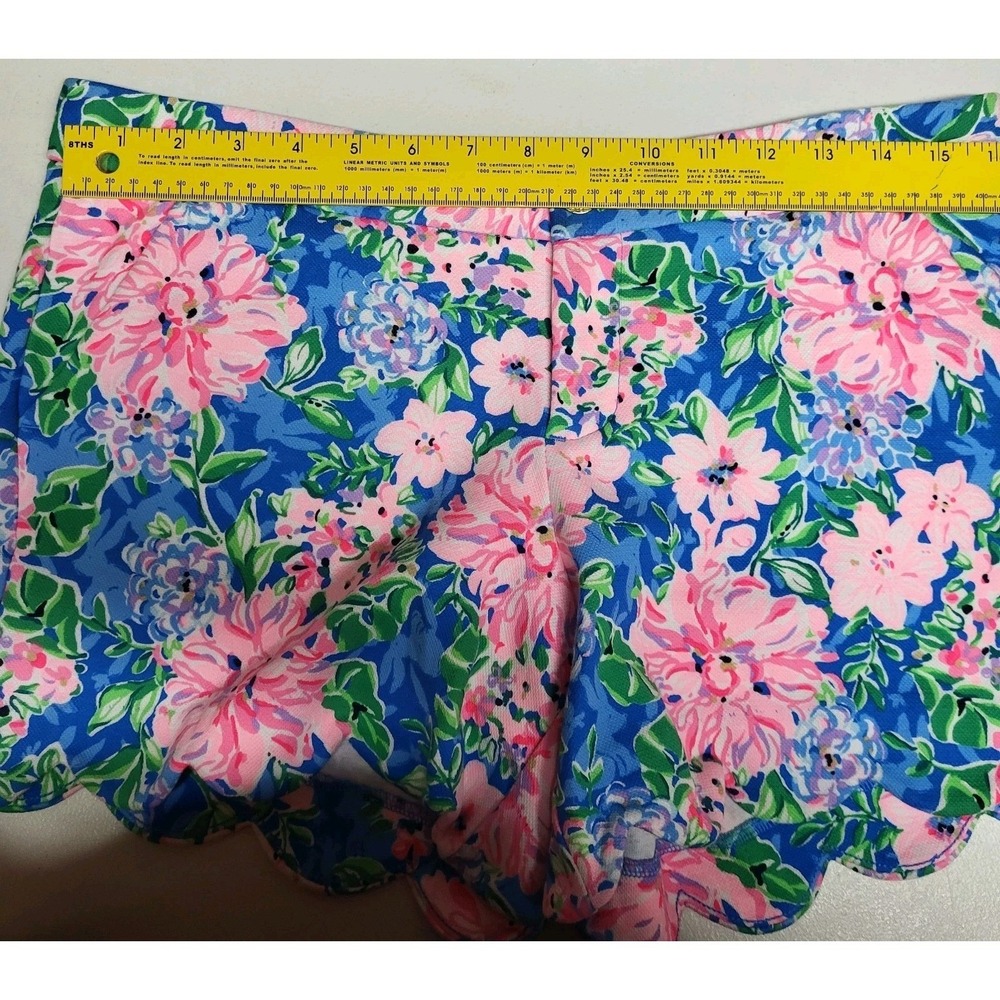 Lilly Pulitzer Buttercup Knit Shorts Multi Spring In Your Step Sz 8 NWT - Picture 12 of 14